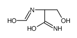 (2S)-2-formamido-3-hydroxypropanamide结构式