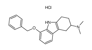 3-(dimethylamino)-8-benzyloxy-1,2,3,4-tetrahydrocarbazole hydrochloride结构式