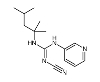 1-cyano-2-(2,4-dimethylpentan-2-yl)-3-pyridin-3-ylguanidine Structure