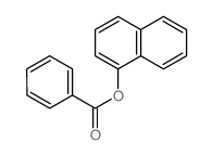 1-Naphthalenol,1-benzoate结构式