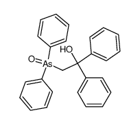 (2-Hydroxy-2,2-diphenylethyl)diphenylarsanoxid结构式