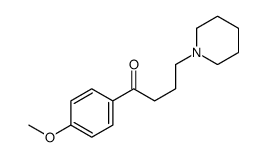 1-(4-methoxyphenyl)-4-piperidin-1-ylbutan-1-one结构式