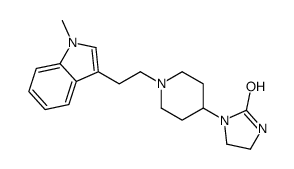 1-[1-[2-(1-methylindol-3-yl)ethyl]piperidin-4-yl]imidazolidin-2-one结构式