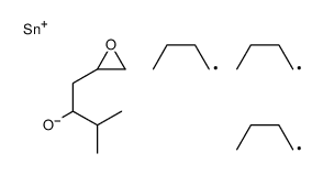 tributyl-[3-methyl-1-(oxiran-2-yl)butan-2-yl]oxystannane结构式