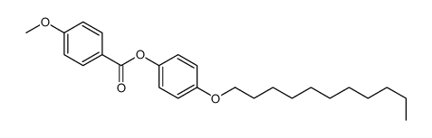 (4-undecoxyphenyl) 4-methoxybenzoate结构式