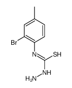 1-amino-3-(2-bromo-4-methylphenyl)thiourea结构式
