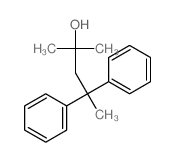 2-methyl-4,4-diphenyl-pentan-2-ol结构式