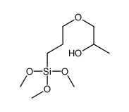 1-(3-trimethoxysilylpropoxy)propan-2-ol结构式