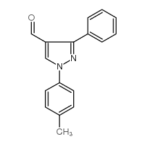 3-phenyl-1-p-tolyl-1h-pyrazole-4-carbaldehyde structure