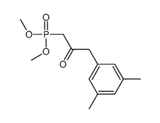 1-dimethoxyphosphoryl-3-(3,5-dimethylphenyl)propan-2-one Structure