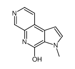 3-methyl-5H-pyrrolo[2,3-c][1,7]naphthyridin-4-one结构式