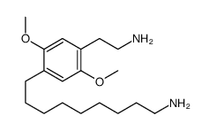 9-[4-(2-aminoethyl)-2,5-dimethoxyphenyl]nonan-1-amine Structure