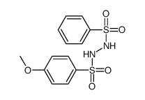 N'-(benzenesulfonyl)-4-methoxybenzenesulfonohydrazide结构式