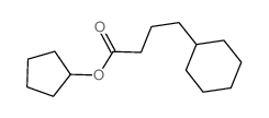 cyclopentyl 4-cyclohexylbutanoate Structure