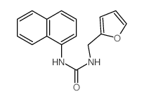 1-(2-furylmethyl)-3-naphthalen-1-yl-urea Structure