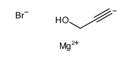 magnesium,prop-2-yn-1-ol,bromide Structure