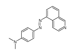 5-[(p-Dimethylaminophenyl)azo]isoquinoline structure