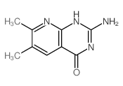 Pyrido[2,3-d]pyrimidin-4(3H)-one, 2-amino-6,7-dimethyl- Structure