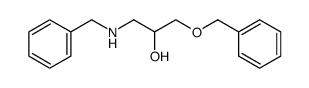 1-Benzylamino-3-benzyloxy-propanol-2结构式