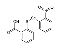 2-(2-nitrophenyl)selanylsulfanylbenzoic acid Structure
