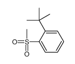 1-tert-butyl-2-methylsulfonylbenzene结构式