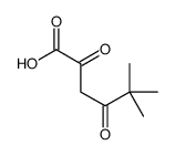 5,5-dimethyl-2,4-dioxohexanoic acid结构式
