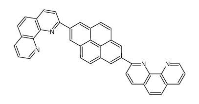 2-[7-(1,10-phenanthrolin-2-yl)pyren-2-yl]-1,10-phenanthroline结构式