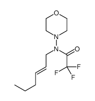 2,2,2-trifluoro-N-hex-2-enyl-N-morpholin-4-ylacetamide Structure