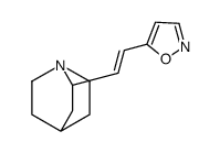 5-[2-(1-azabicyclo[2.2.2]octan-2-yl)ethenyl]-1,2-oxazole结构式