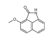 3-methoxy-1H-benzo[cd]indol-2-one结构式
