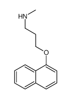 N-methyl-3-naphthalen-1-yloxypropan-1-amine Structure