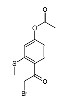 4-(2-bromoacetyl)-3-(methylthio)phenyl acetate picture