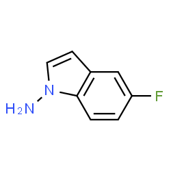 1H-Indol-1-amine,5-fluoro-(9CI)结构式