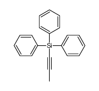 triphenyl(prop-1-ynyl)silane结构式