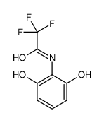 N-(2,6-dihydroxyphenyl)-2,2,2-trifluoroacetamide结构式