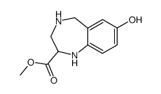 7-HYDROXY-2,3,4,5-TETRAHYDRO-1H-BENZO[E][1,4]DIAZEPINE-2-CARBOXYLICACIDMETHYLESTER structure