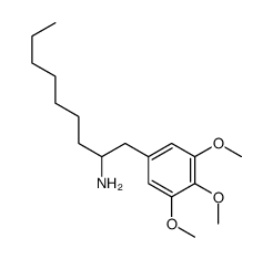 α-Heptyl-3,4,5-trimethoxybenzeneethanamine Structure
