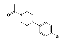 1-[4-(4-溴苯基)哌嗪-1-基]乙酮结构式