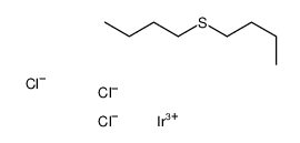 trichloro[1,1'-thiobis[butane]]iridium结构式