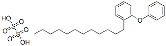 dodecylphenoxybenzene, disulpho derivative structure