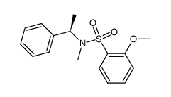 (R)-2-methoxy-N-methyl-N-(1-phenylethyl)benzenesulfonamide Structure