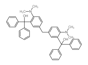 [2-dimethylamino-5-[[4-dimethylamino-3-(hydroxy-diphenyl-methyl)phenyl]methyl]phenyl]-diphenyl-methanol structure