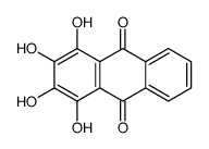 1,2,3,4-tetrahydroxyanthracene-9,10-dione Structure