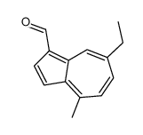 7-ethyl-4-methylazulene-1-carbaldehyde Structure