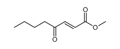 Methyl-4-oxo-2-octenoat Structure