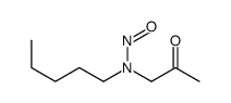 N-(2-oxopropyl)-N-pentylnitrous amide结构式