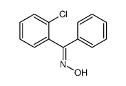 N-[(2-chlorophenyl)-phenylmethylidene]hydroxylamine Structure