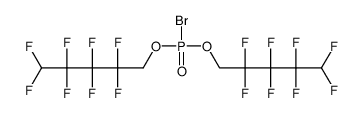 bis(1,1,5-trihydroperfluoroamyl) bromophosphate Structure