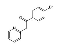 1-(4-bromophenyl)-2-(pyridin-2-yl)ethanone结构式
