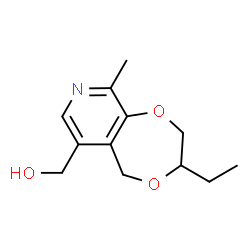 5H-1,4-Dioxepino[5,6-c]pyridine-6-methanol,3-ethyl-2,3-dihydro-9-methyl-(9CI) picture